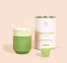 Lataa kuva Galleria-katseluun, Matcha Collagen – Kollageeni, Magnesium, Hyaluronihappo & Matcha (300 g)