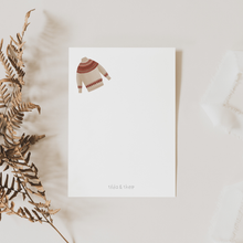 Lataa kuva Galleria-katseluun, Norjalainen Villapaita Postikortti – Lämmin & Kodikas Tervehdys