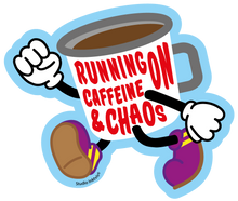 Lataa kuva Galleria-katseluun, Running on Caffeine & Chaos -vinyylitarra