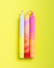 Lataa kuva Galleria-katseluun, Kruunukynttilät – Kesän Värikkäät (3 kpl)