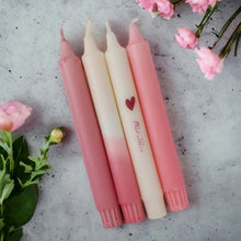 Lataa kuva Galleria-katseluun, Mietelausekruunukynttilät "Olet rakas"