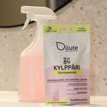 Lataa kuva Galleria-katseluun, Kylpyhuoneen Puhdistusaine täyttöpussit – Hajottaa Saostumat & Poistaa Hajut