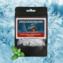 Lataa kuva Galleria-katseluun, Saunajää Joulusaunaan! – Huikean Raikas Mentoli-elämys