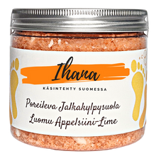 Lataa kuva Galleria-katseluun, Appelsiini & Lime Poreileva Jalkakylpysuola