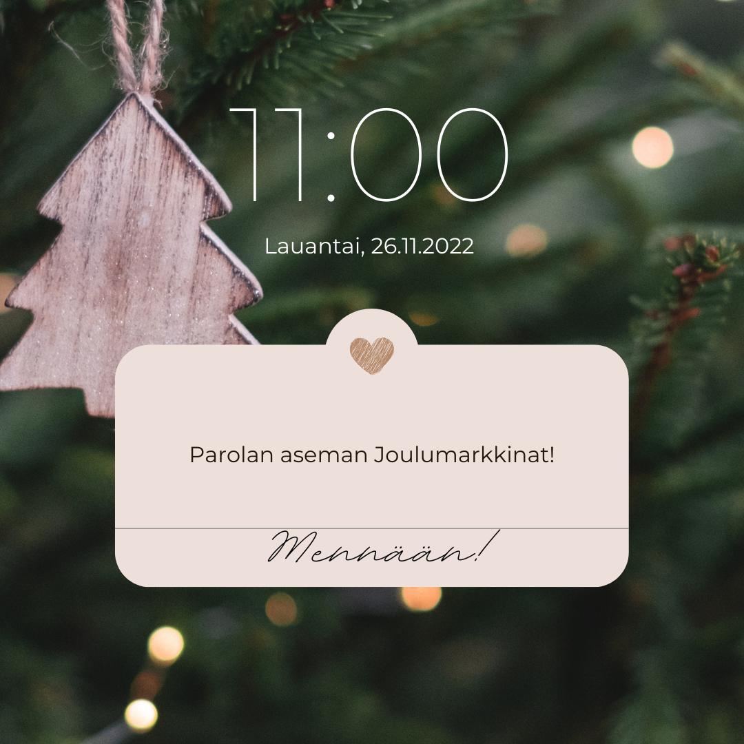 🎄Parolan aseman Joulumarkkinat🎄