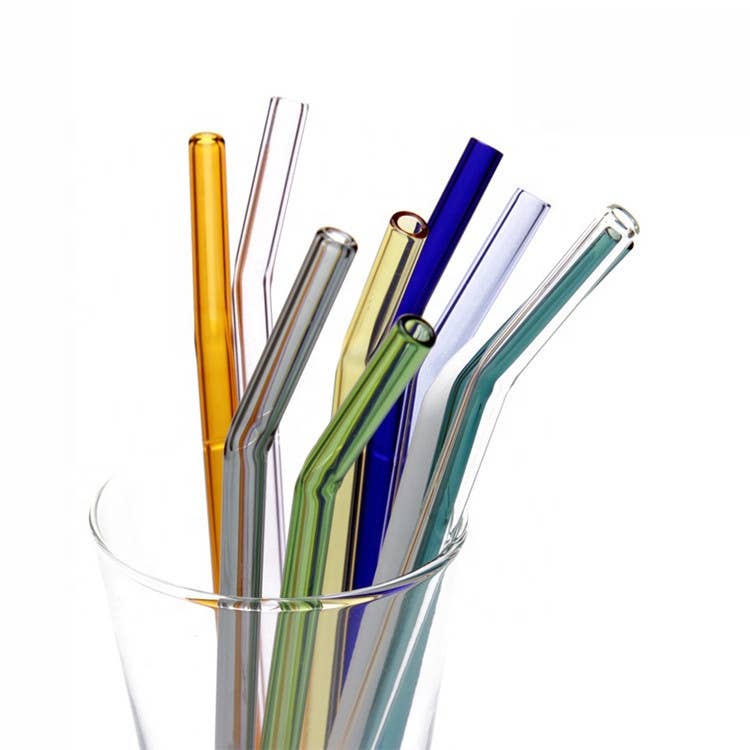 Glass Straw - Bent 180x8mm