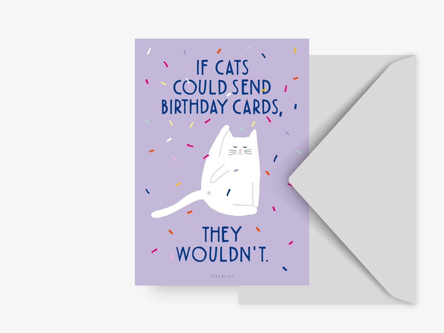 Card: "Birthday Cat No. 1"