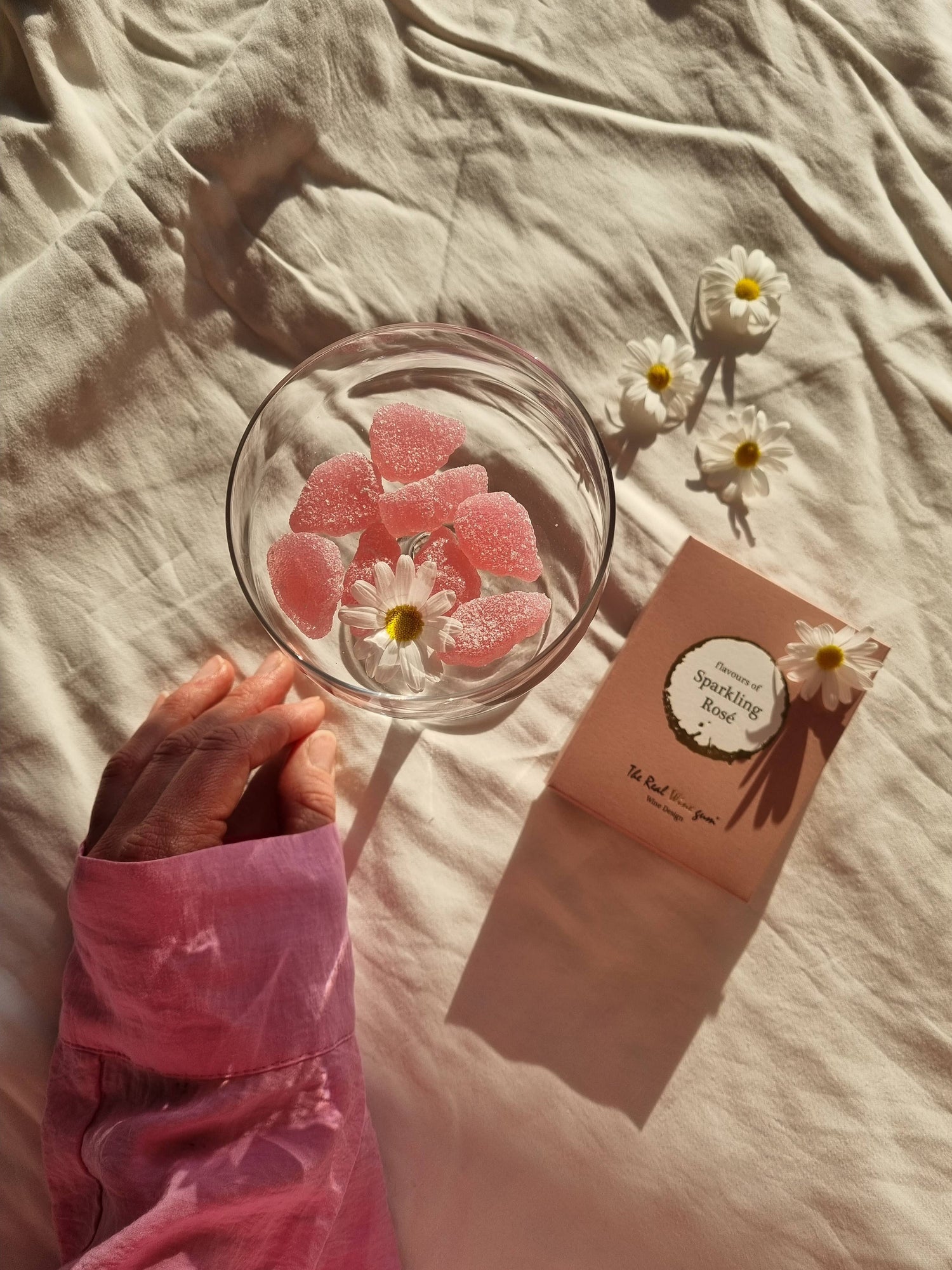 Sparkling Rosé Wine Gums – A luxurious alcohol-free treat