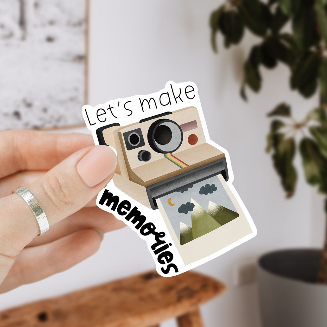 Polaroid Kamera - Vedenkestävä Vinyylitarra