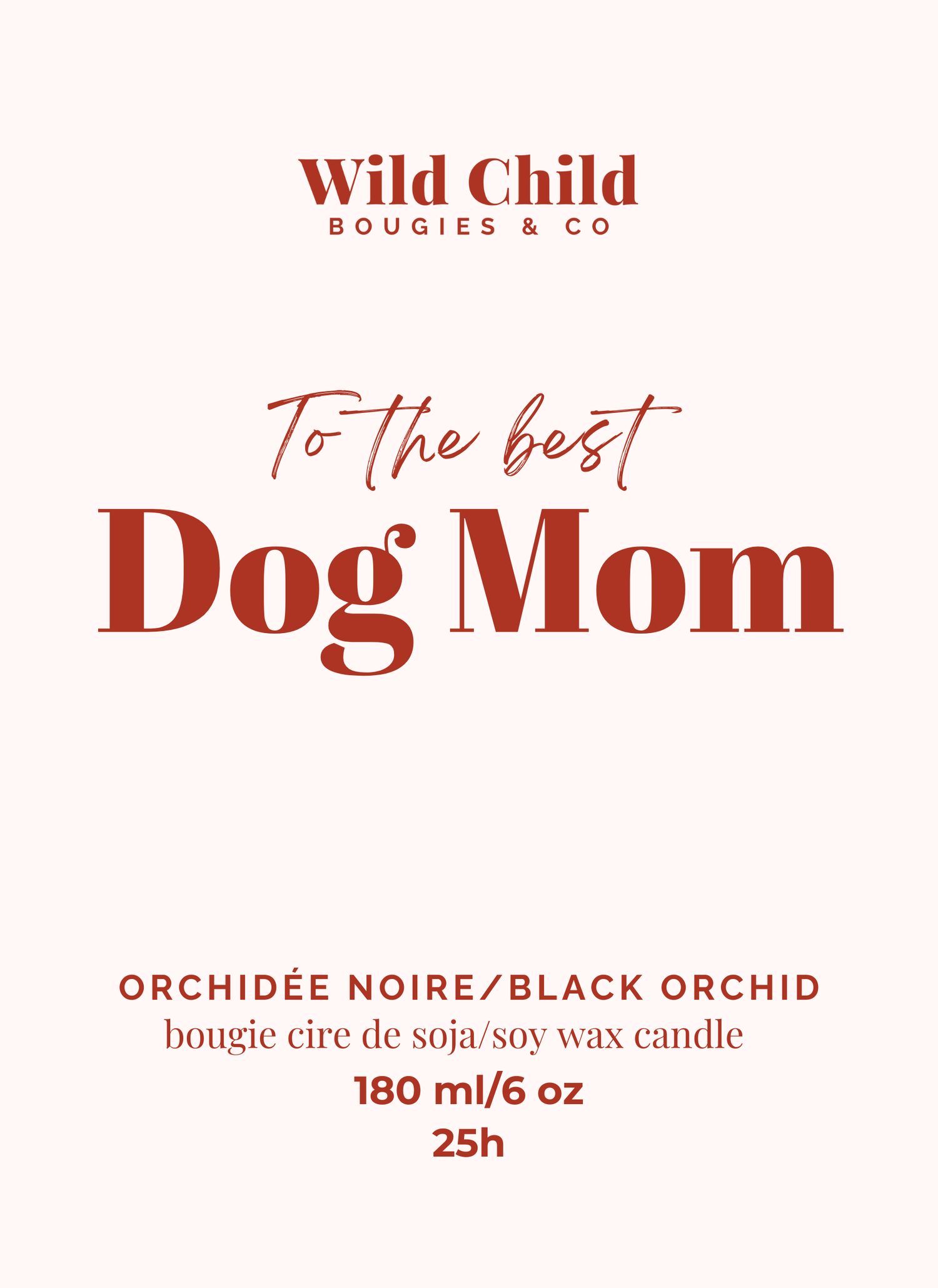 Dog Mom – Handmade Scented Candle