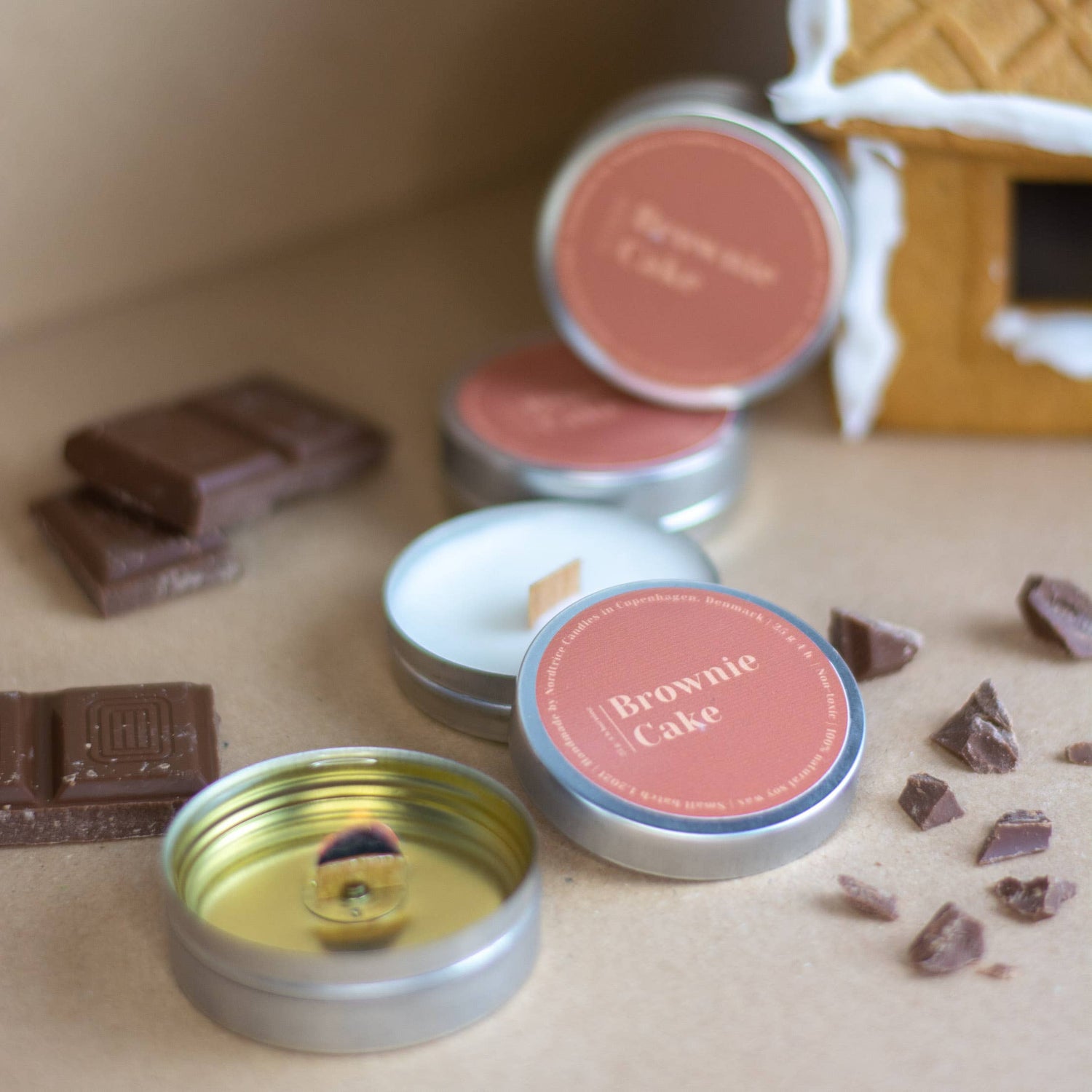 Soy Wax Candle – Brownie Cake