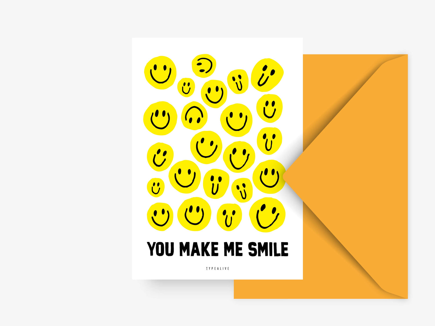 Card: "You Make Me Smile"