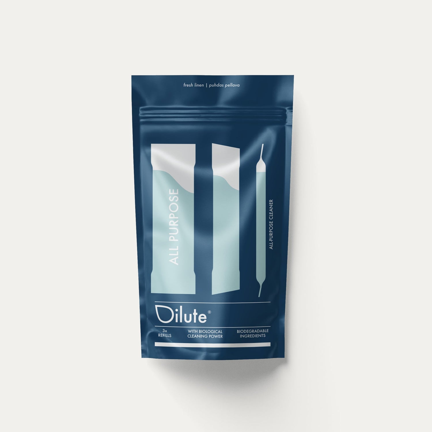 All-purpose cleaner refill pouches – Biodegradable & Plastic-free