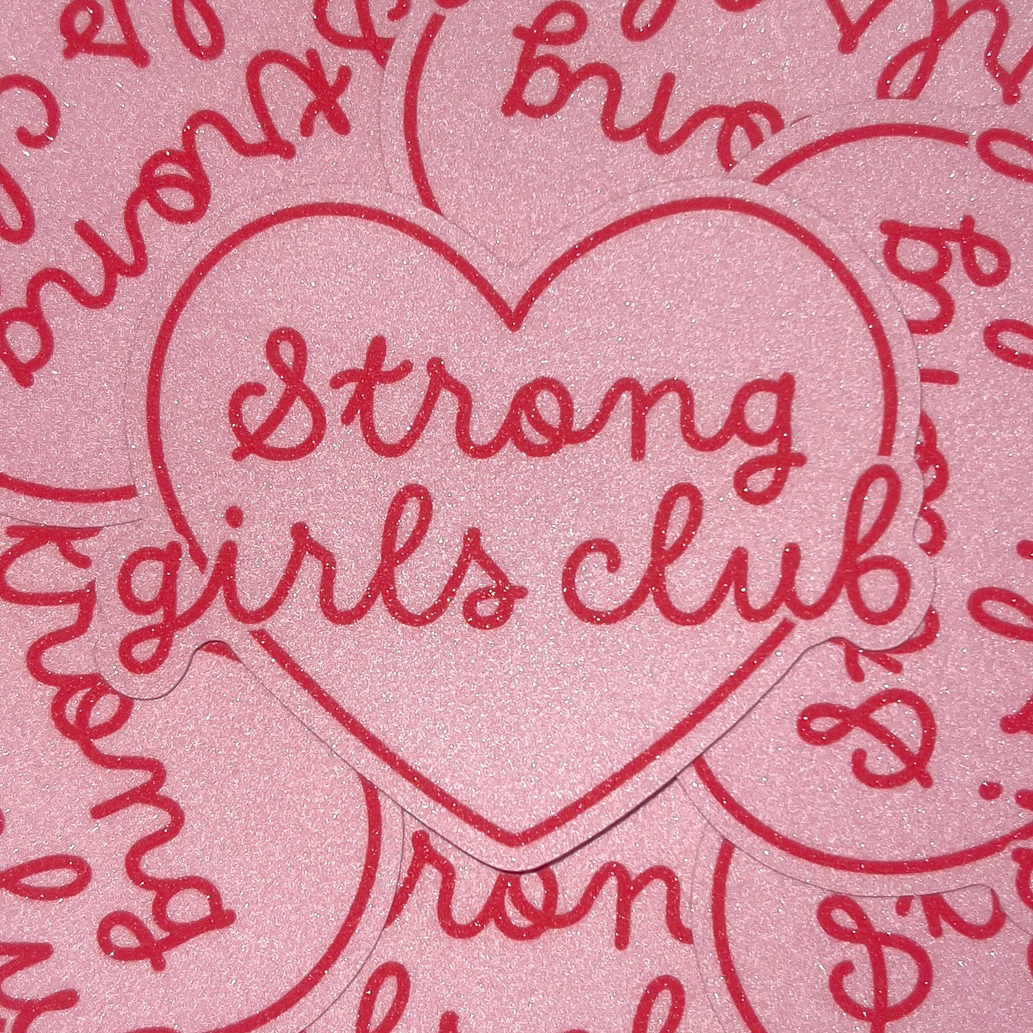 Strong Girls Club vinyl sticker