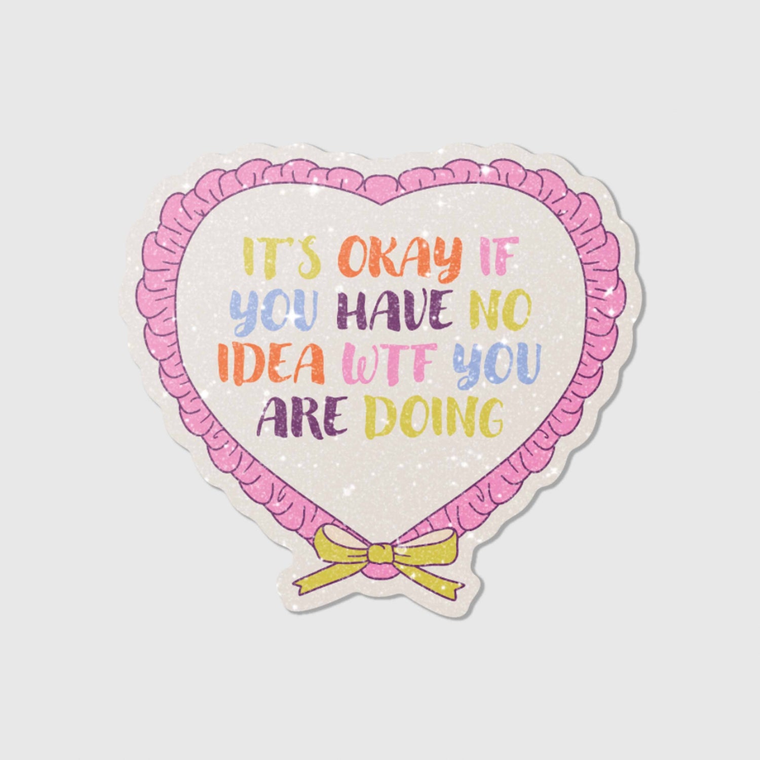 It's okay - Sand Glitter Vinyylitarra