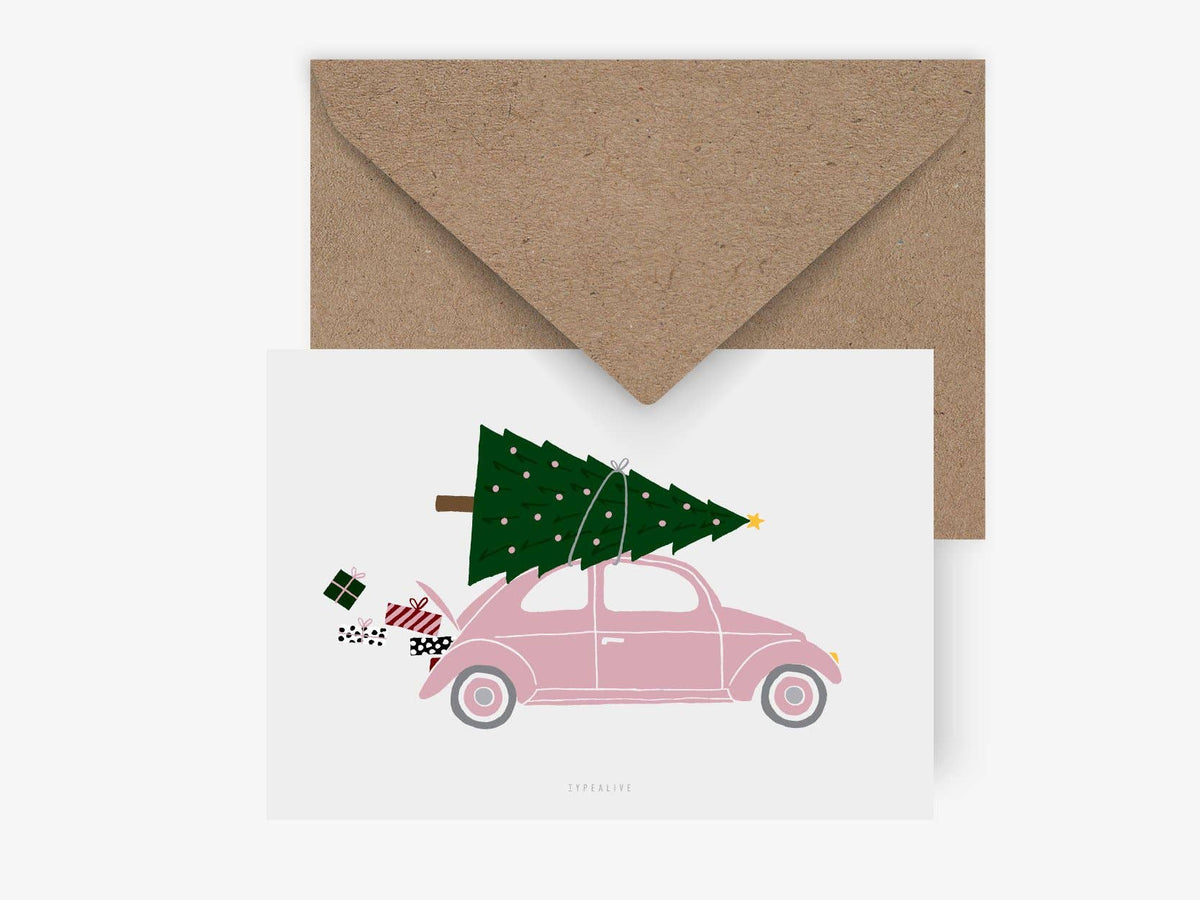 Postcard Driving Home For Christmas No. 2 – Christmas Nostalgia