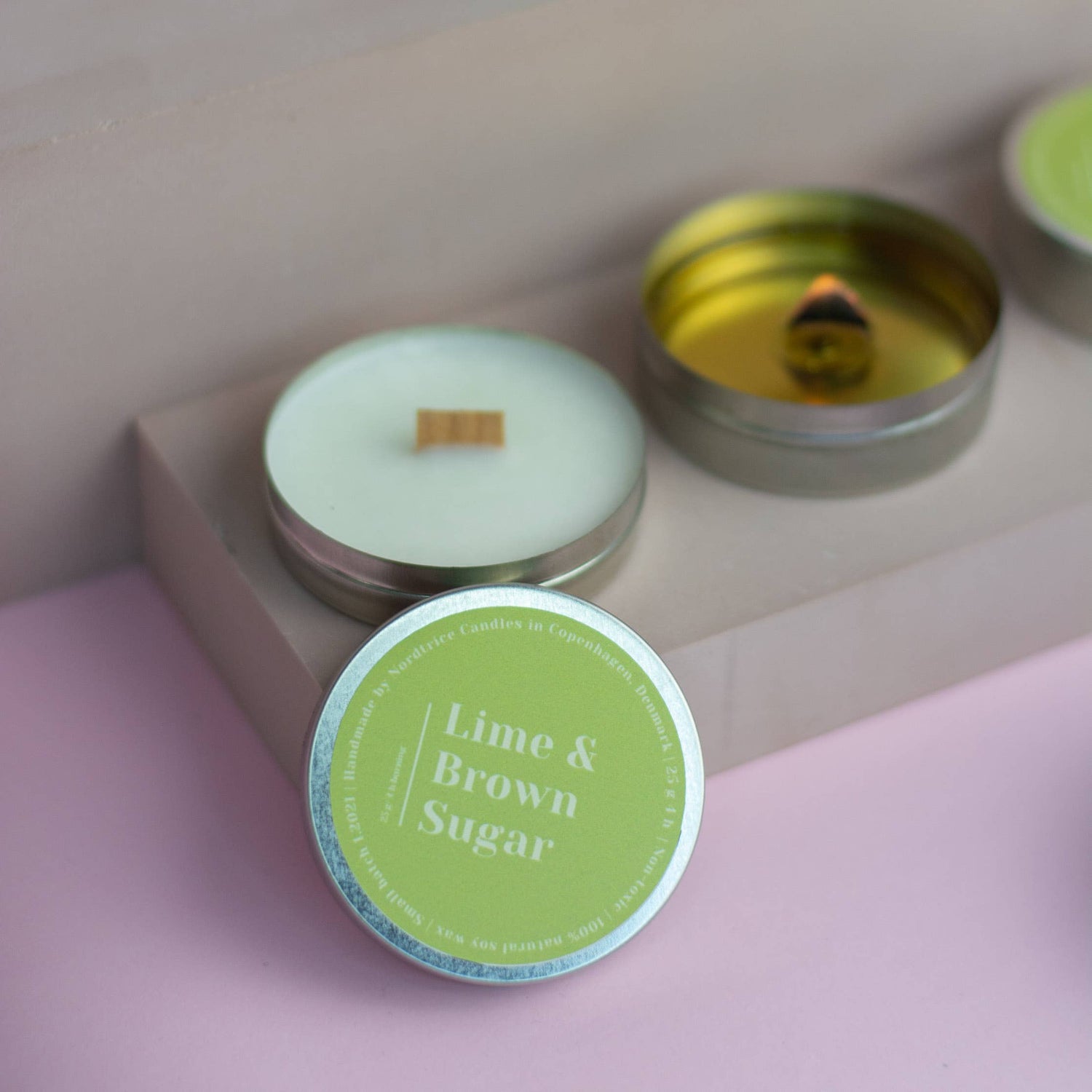 Soy Wax Candle – Lime & Brown Sugar