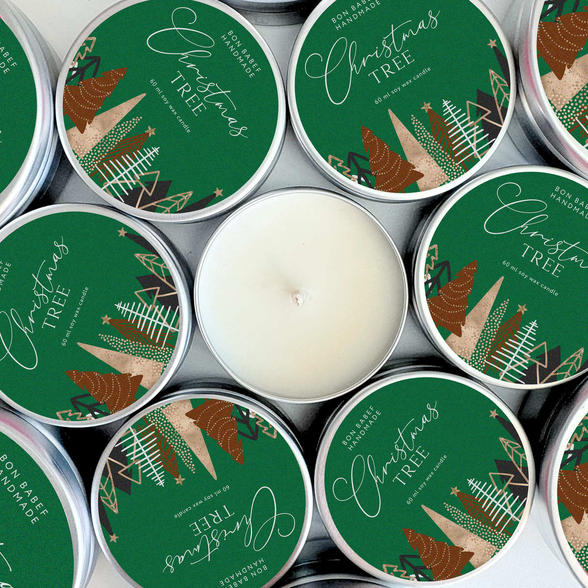 Soy Wax Candle - Christmas Tree