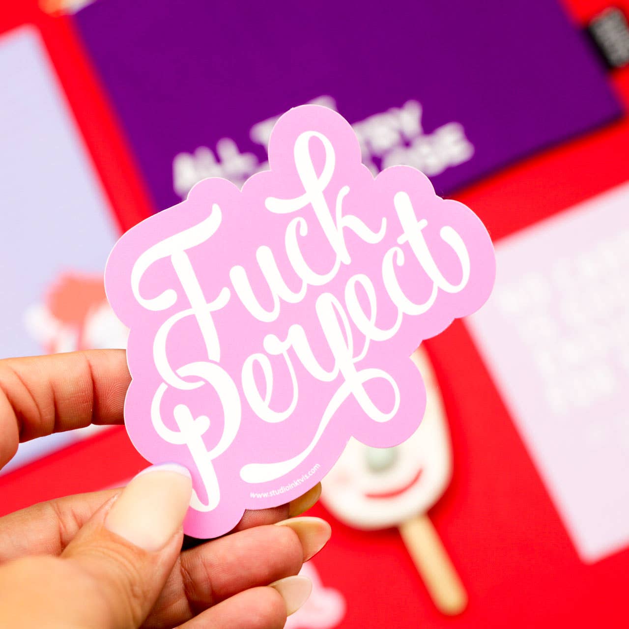 Fuck Perfect -vinyl sticker