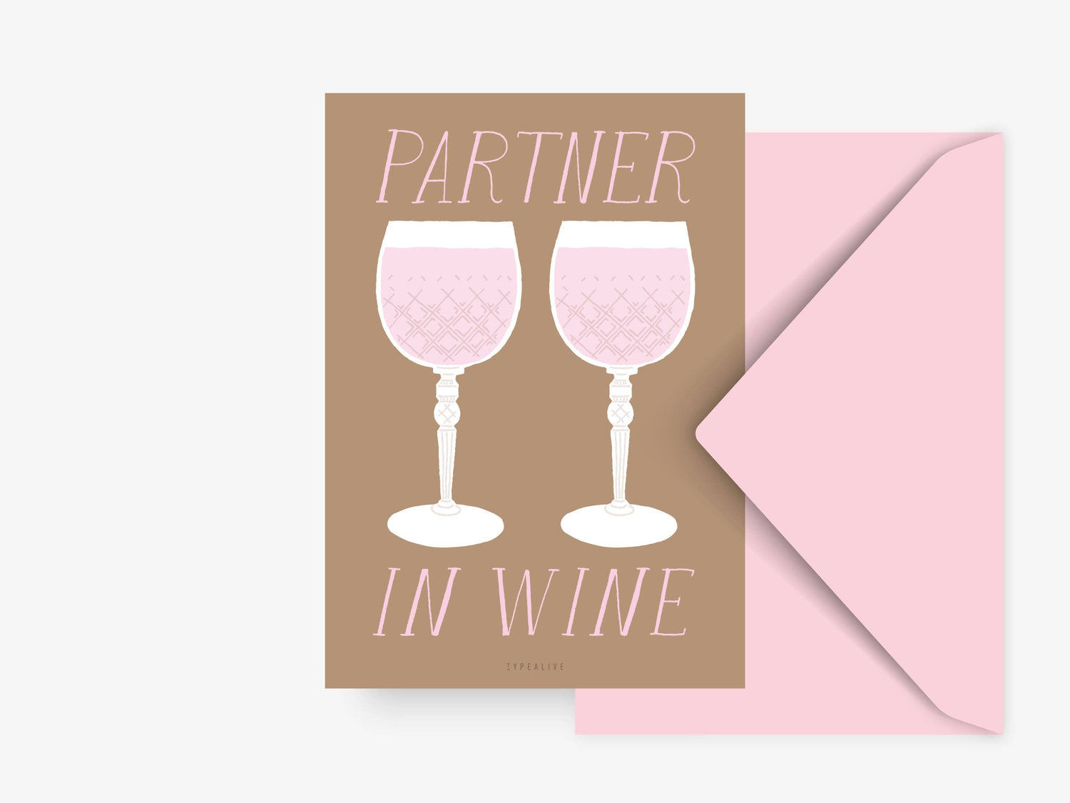 Partner In Wine Postcard – The Perfect Greeting for a Wine Lover