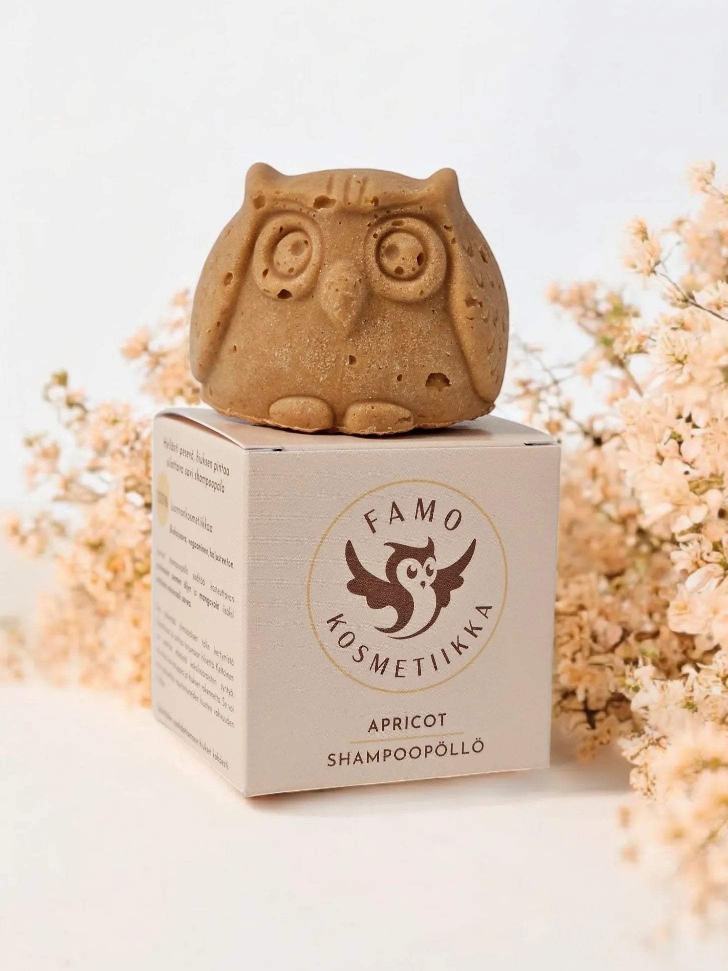 Apricot Shampoo Bar - Moisturizing and strengthening for damaged hair