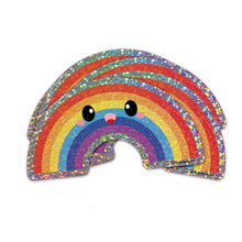 Lataa kuva Galleria-katseluun, Kimaltava sateenkaari -glittertarra
