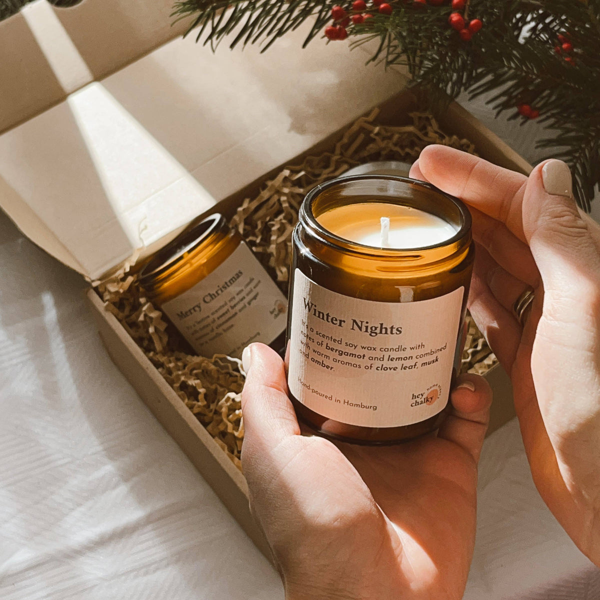 Winter Nights Soy Wax Candle