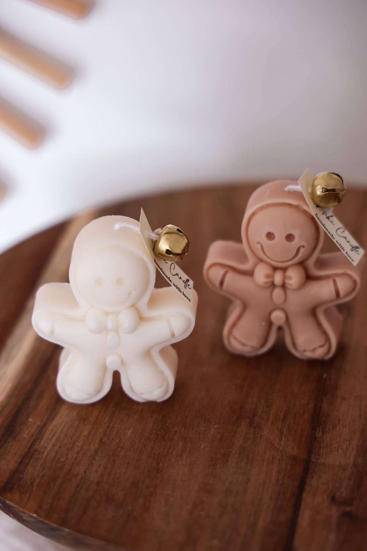 Gingerbread candle
