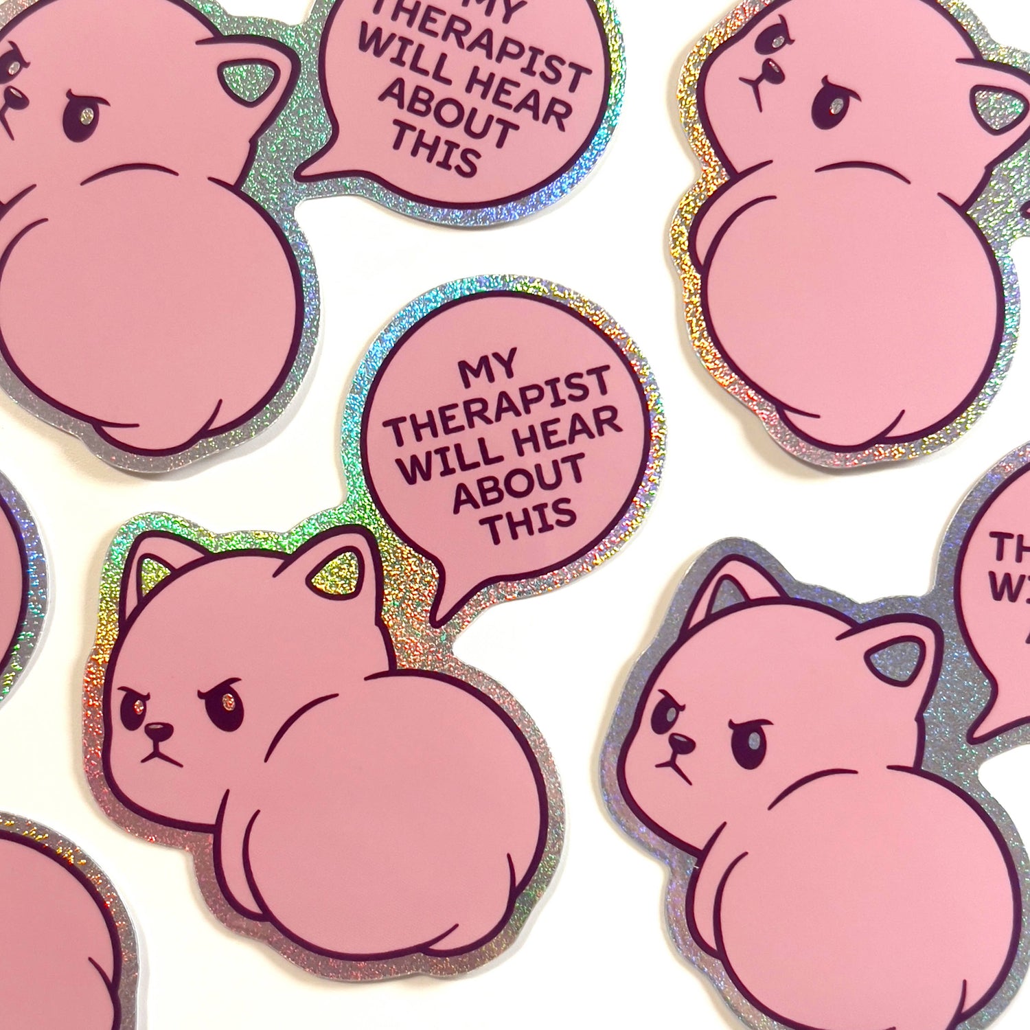 My Therapist – Glitter Vinyl Sticker