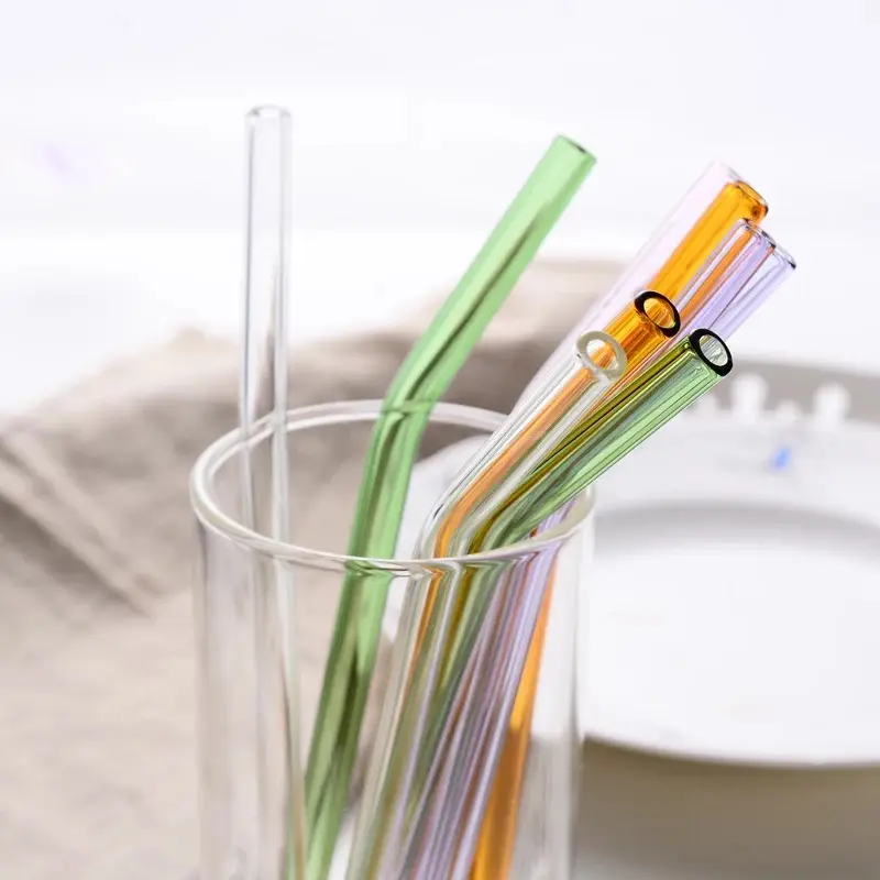 Glass Straw - Bent 180x8mm