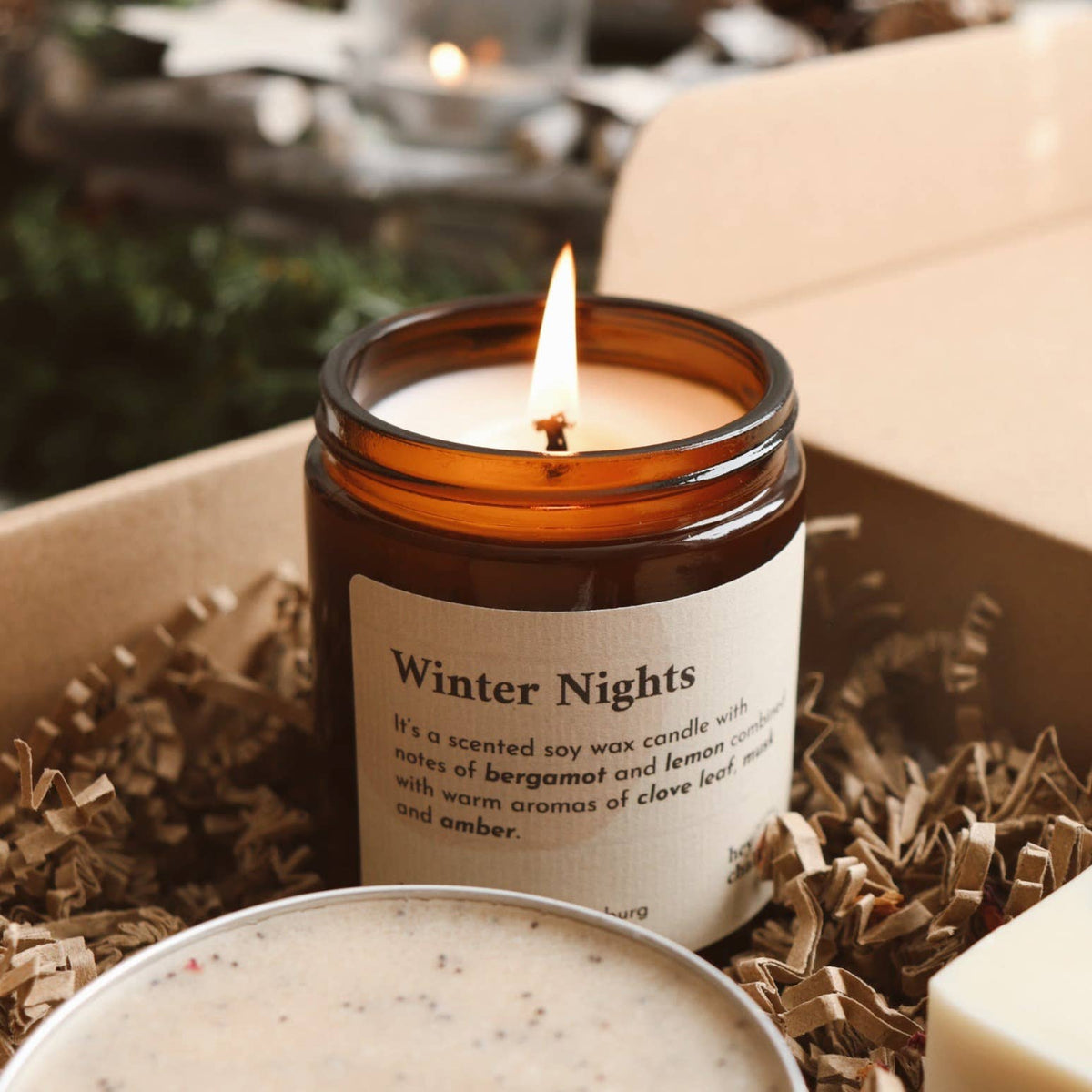 Winter Nights Soy Wax Candle