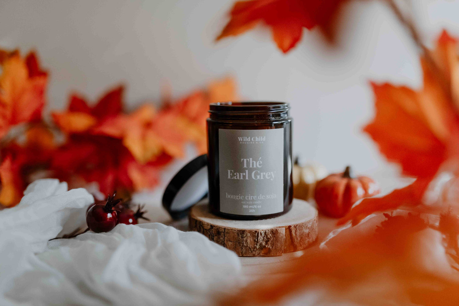 Earl Grey Tea Scented Candle – A Refined Tea Moment for Your Home (25h)
