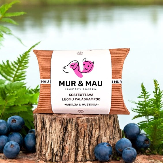 MUR & MAU - Kosteuttava Palashampoo Vanilja & Mustikka