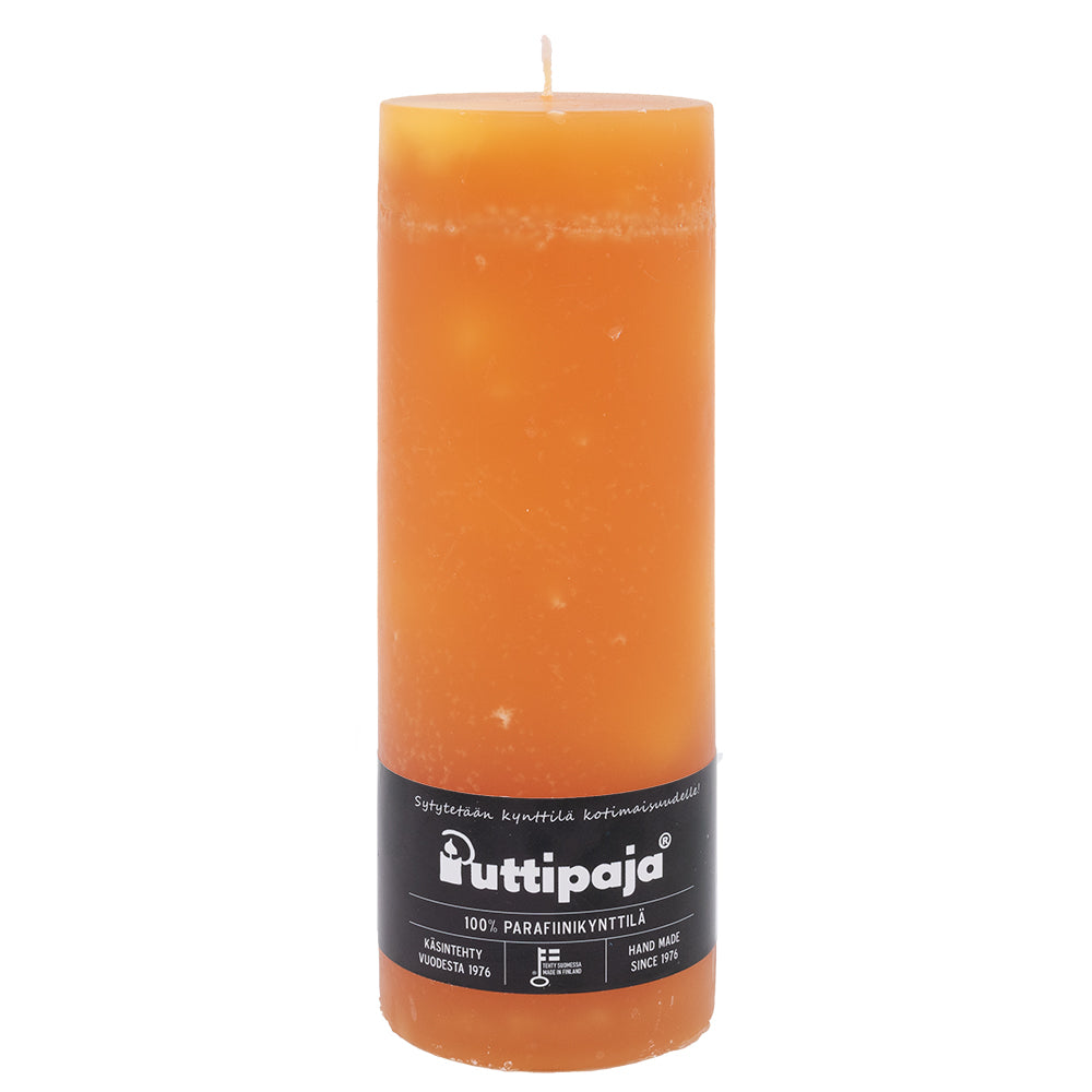 Okra Taper Candle 20 cm – Solid Colour & Handmade