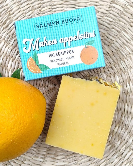 Orange & Poppy Seed Soap Bar - Exfoliating & Moisturizing