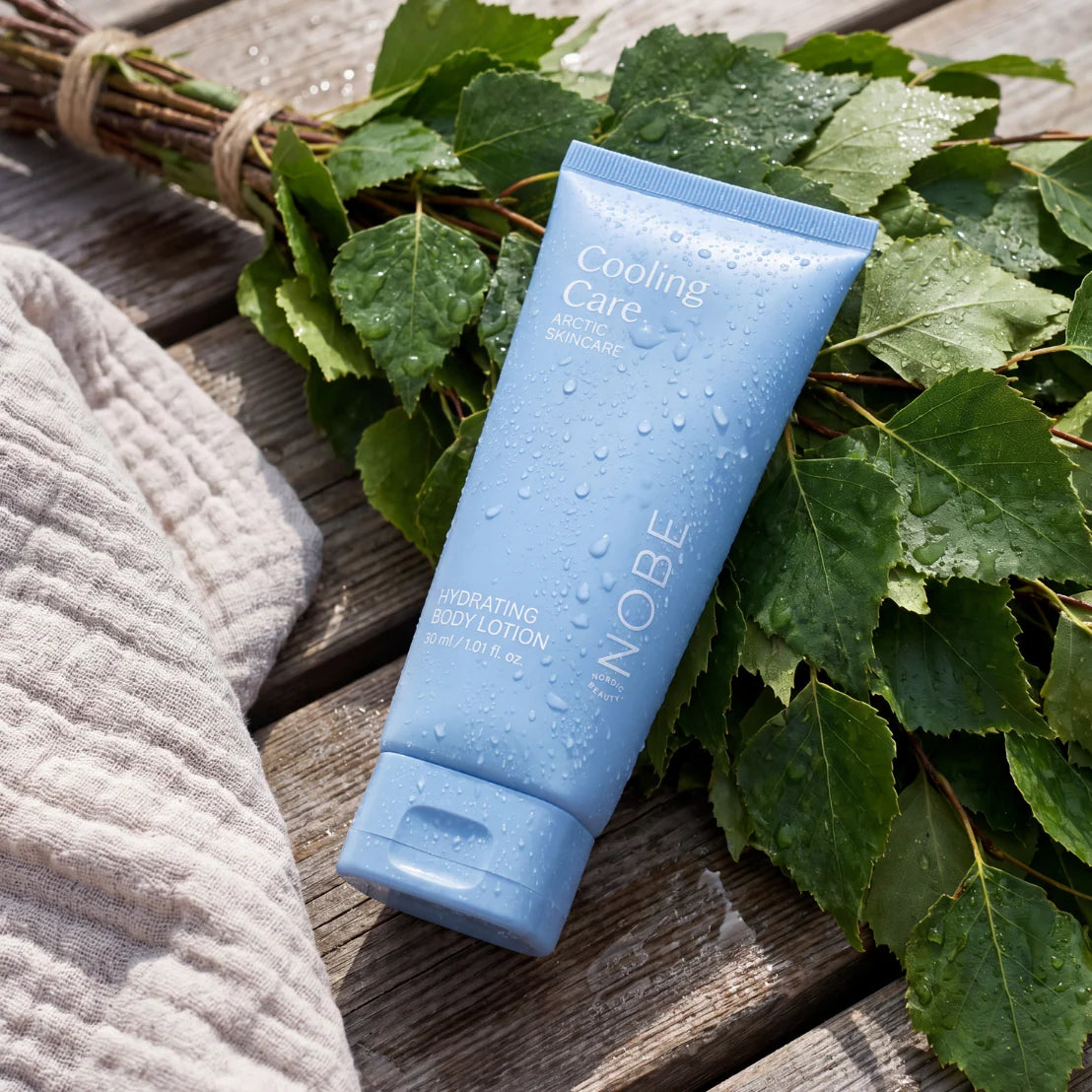 NOBE Cooling Care Refreshing Body Lotion  – Viilentävä ja nopeasti imeytyvä vartalovoide