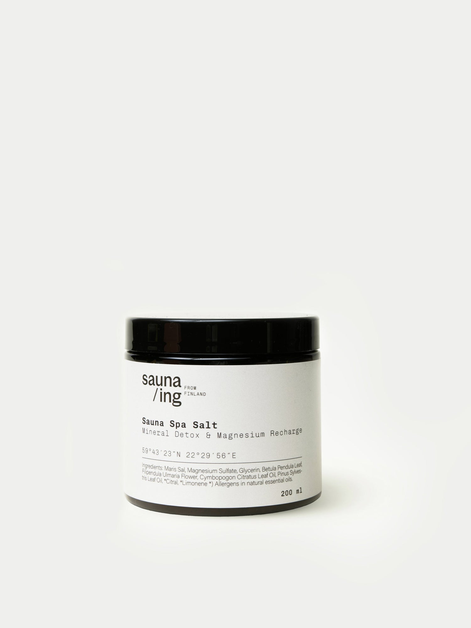 Bath Salt for Sauna & Bath – Gentle Exfoliation and Recovery