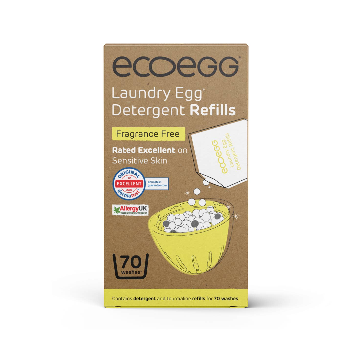 Laundry Egg Refill, Fragrance-Free