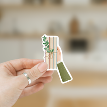 Lataa kuva Galleria-katseluun, Kirjat ja käsi - Vedenkestävä Vinyylitarra
