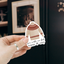 Lataa kuva Galleria-katseluun, Warm &amp; Cozy Villapaita - Vedenkestävä Vinyylitarra
