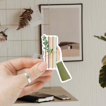 Lataa kuva Galleria-katseluun, Kirjat ja käsi - Vedenkestävä Vinyylitarra
