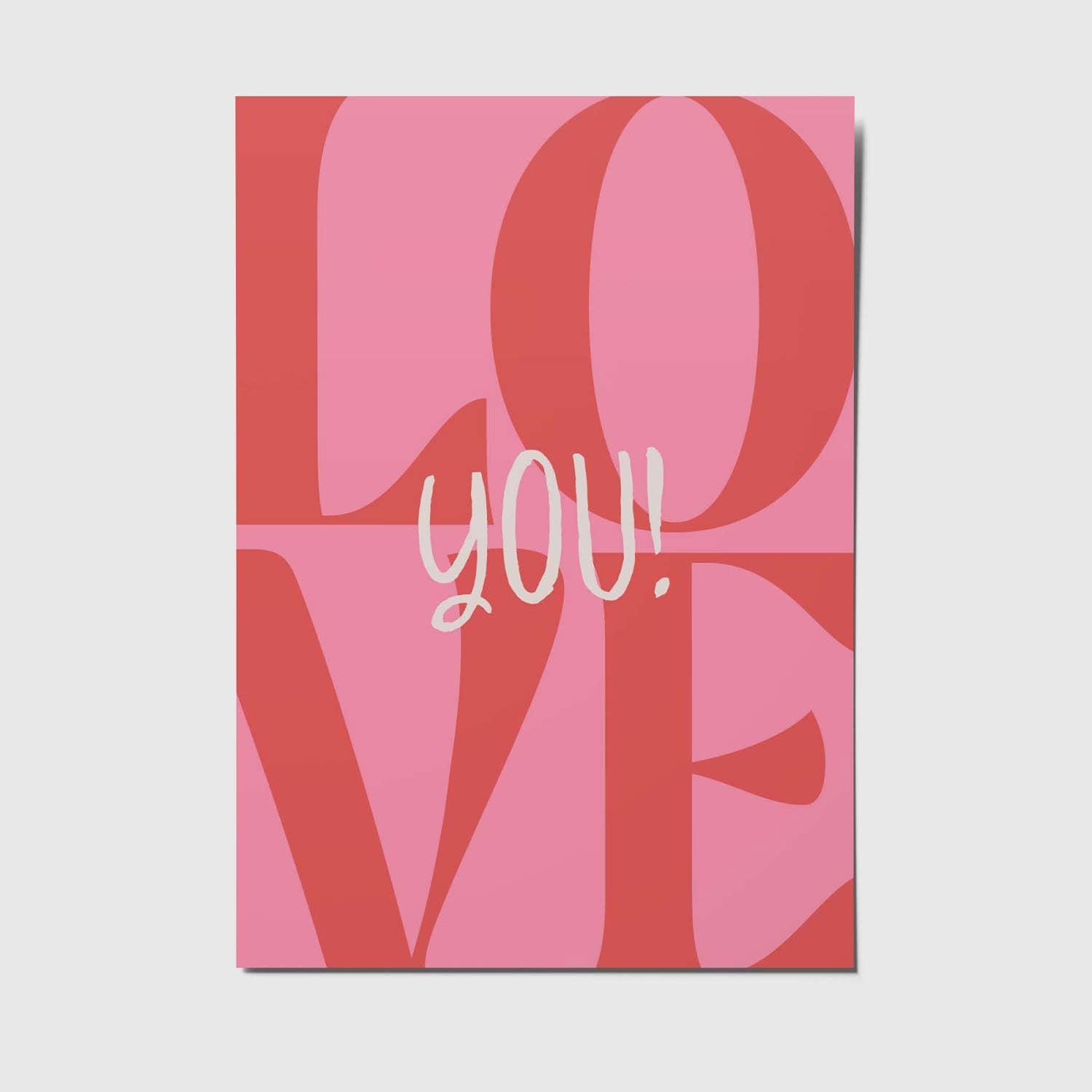 Card: "Love you"