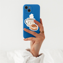 Lataa kuva Galleria-katseluun, Korvapuusti &amp; Kahvikuppi - Vedenkestävä Vinyylitarra
