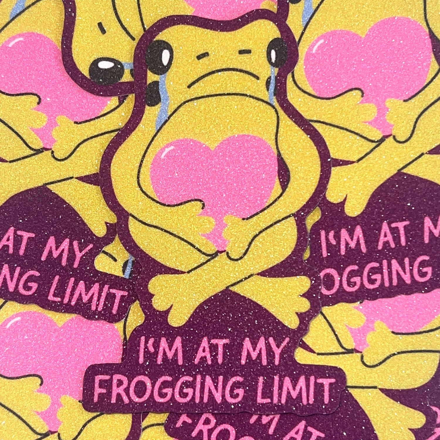 Frogging limit - Sand Glitter Vinyylitarra