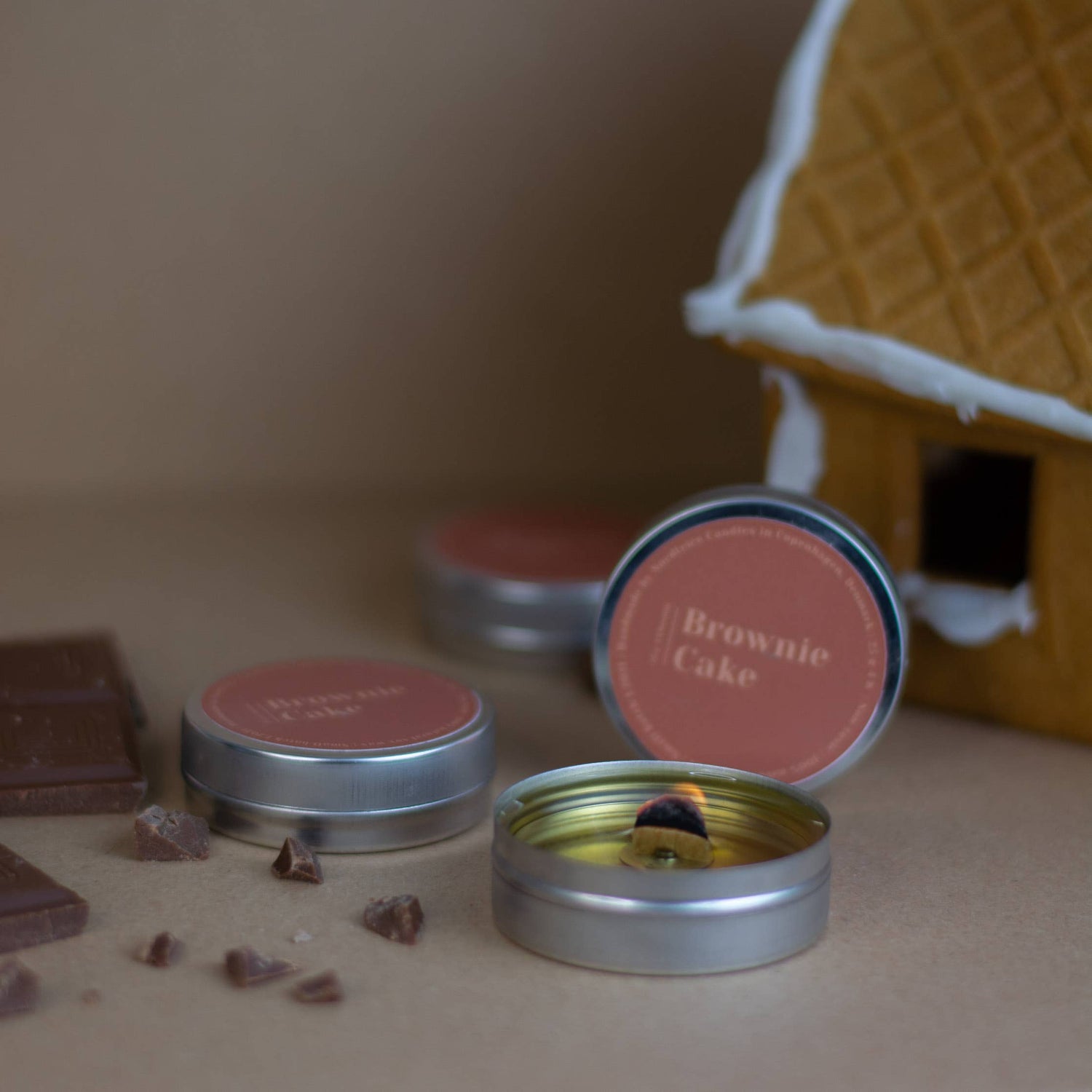 Soy Wax Candle – Brownie Cake