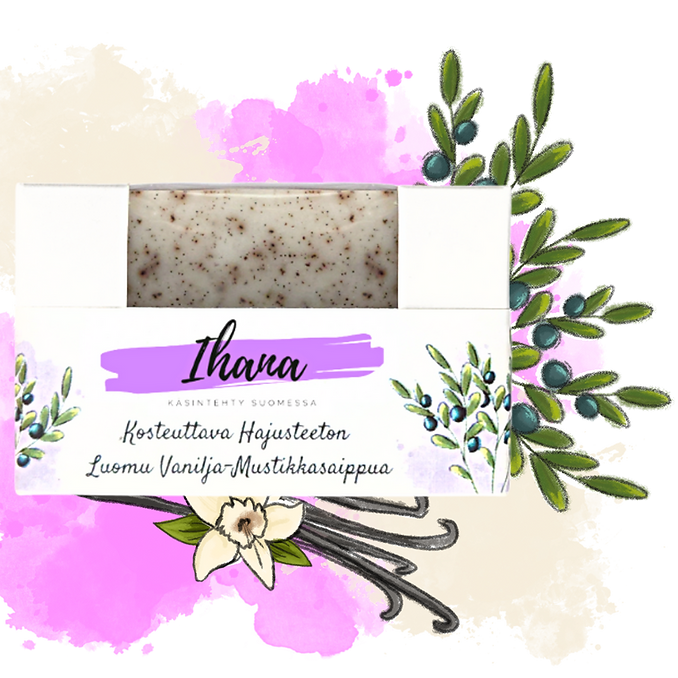 Moisturizing and Fragrance-Free Vanilla & Blueberry Soap