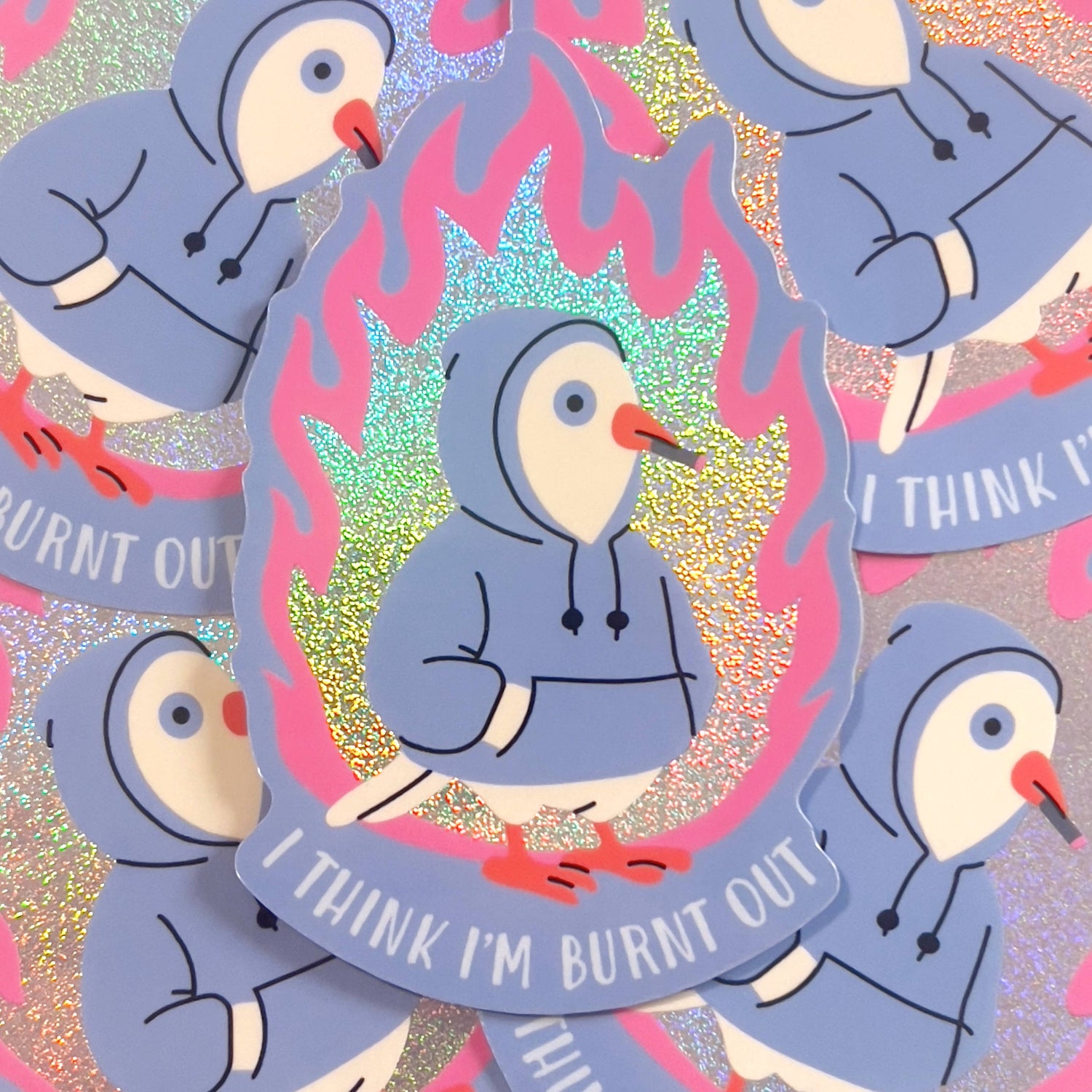 Burnt out - Glitter Vinyylitarra
