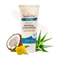 Lataa kuva Galleria-katseluun, Korkeatehoinen Mineraaliaurinkovoide SPF 50
