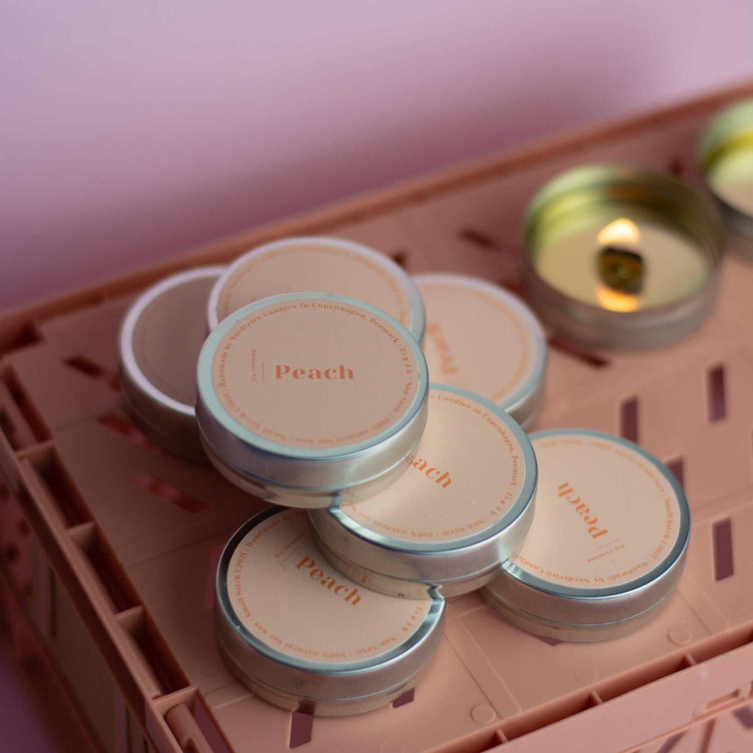 Soy Wax Candle - Peach