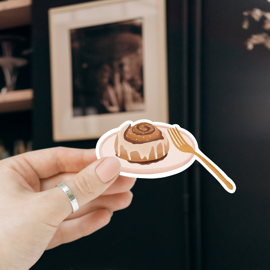 Cinnamon Bun - Waterproof Vinyl Sticker